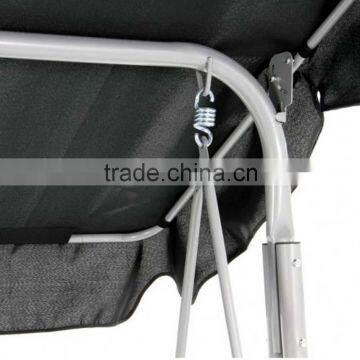 Patio Outdoor Bedroom Adult Swing Chair 3-Seat Metal Garden Hanging Swing Chair photo-5