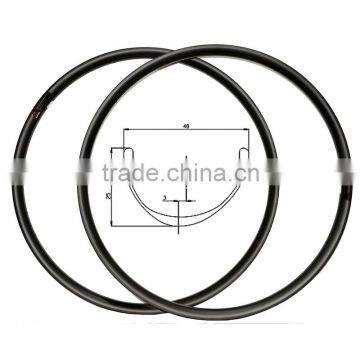 29er carbon asymmetric AM/DH mtb rims width 40mm offset rim