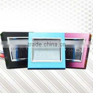 Brushed Metal Light Switch Touch Panel