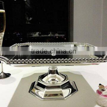 AN337 ANPHY European Style Noble Wedding Cake Fruit Dessert Three Sizes Metal Plate Tray Stand Display