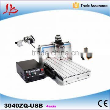 Engraving machine 3040 USB 4axis with mach3 remote control