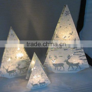 2016 Cheapest Wholesale Glass Christmas Tree Candle Holder photo-3