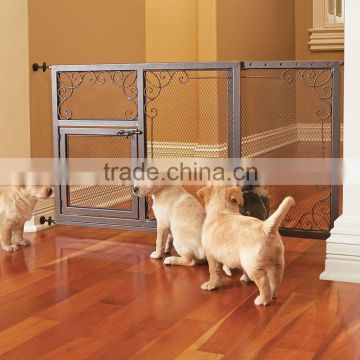 Wrought Iron Dog Gate,baby safety gate,stair safety gate,doorway gate,OEM