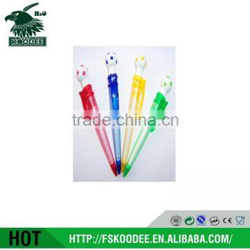 2015 promotional plastic ball pen with customized design