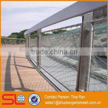 2mmx60mm X-tend Flexible Stainless Steel Wire Mesh Webnet Railing Stays With Perimeter Rope photo-5