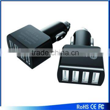 Best Selling 5V 5.5A 4 Ports Usb Car Charger for Smart Phone and Tablet