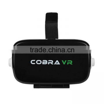 Low cost COBRA VR case with super clear blue glass optical lens