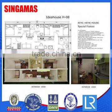 40hc China Container House Drawing