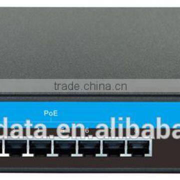 8 ports 10/100/1000M PoE switch