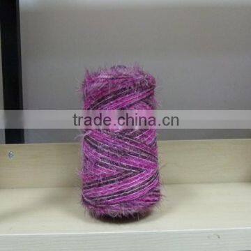 Space Dyed Nylon Feather Yarn for Knitting Pattern Socks/gloves photo-2