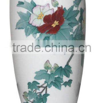 Handpainted Underglaze 5-color Porcelain Vase