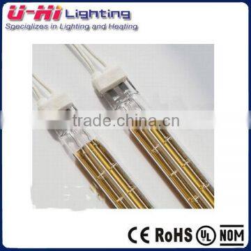 twin tube golded coated heating lamp 1200mm, 5200w