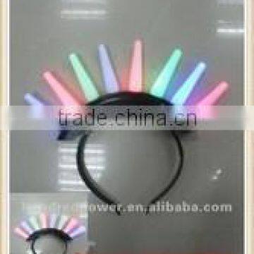 Multi-color flashing headbopper