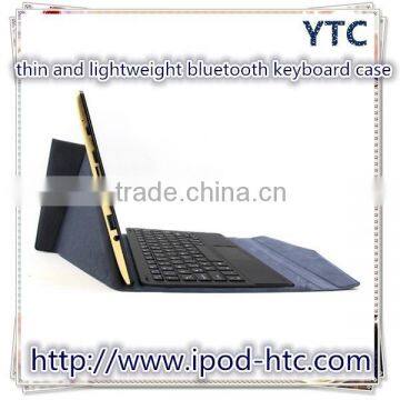 Thin and lightweight keyboard case 10.1inch tablet pc bluetooth keyboard with mouse pad case