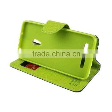 Keno Hot Selling Wallet With Card Holder PU Hybrid Leather and TPU Flip Stand Mercury Case for Asus Zenfone 5 photo-4