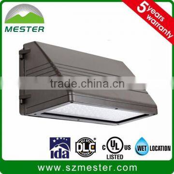 CUL UL DLC 100lm/w 120-277v full cutoff wall pack light 45W 70W 90W 135W with photocell