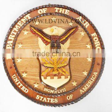 U.S AIR FORCE WOODEN PLAQUE