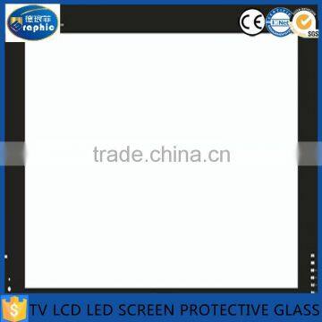 Customized size transparent monitor touch screen glass replacement for sale