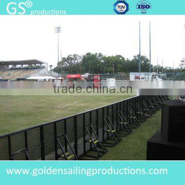 aluminum crowd barrier for event