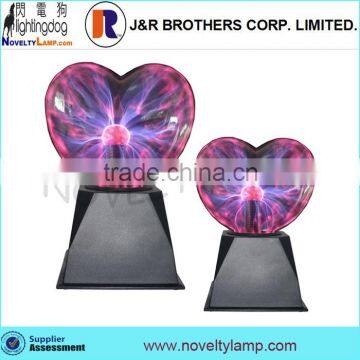 10'' inch heart shape plasma ball plasma lamp