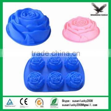 Mini Small Silicone Rose Shape Cake Mould Wholesale