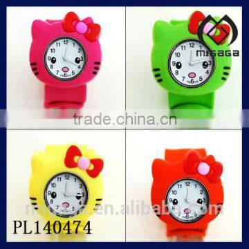 FASHION HELLO KITTY WATCH SOFT SILICONE SLAP WATCH HELLO KITTY SLAP WATCH