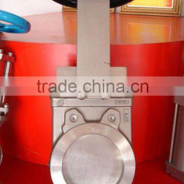 Pneumatic Knife Gate Valve, wafer gate valve, Valvola ghigliottina