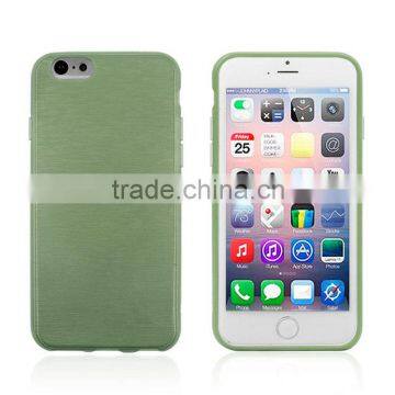 Slim Metallic Silk TPU Gel Case Cover for iPhone 6