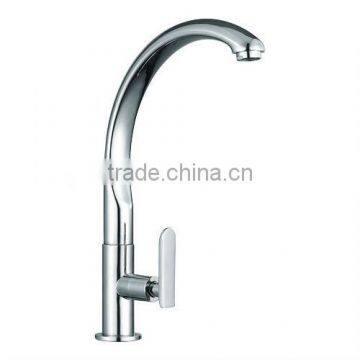 High Quality Kitchen Brass Cold Tap, Polish and Chrome Finish, Deck Mounted