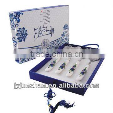 Promotion ceramic cutlery made by Junzhan Factory and sell directly