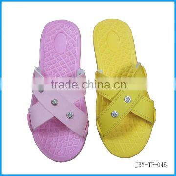 Ladies fancy metal ornament slipper