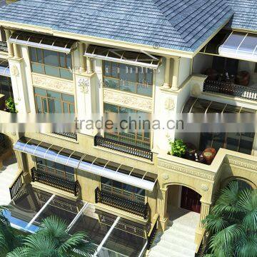 2015 decorative aluminum balcony cover, rain awning