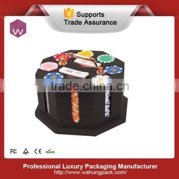 Large Wood Matte Painting Coin Box Circle Shape