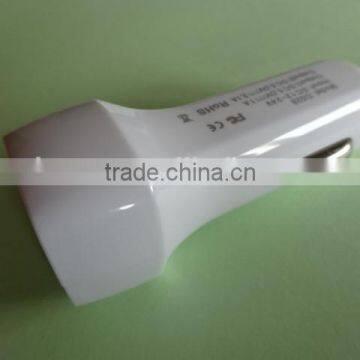 hot selling constant current/voltage dual USB car charger 5V 2.1A