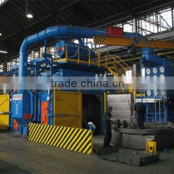 05-Q36 series Crawler Type Shot Blasting Machine for Foundry Workpiece