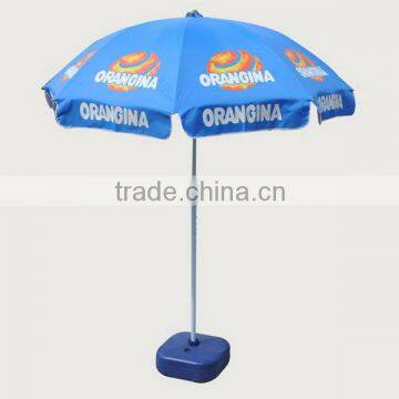 Outdoor big size windproof won't color fade blue parasol