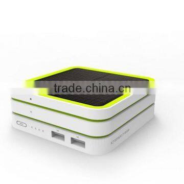 Multifunction Stackable Power Bank With Solar Panel, Wireless Panel, Fan Model photo-5