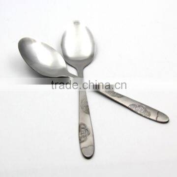 LBY High Quality Stainless Steel Serving Spoon in Restaurant Cutlery photo-2