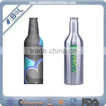 wholesale high quality 1l aluminum bottle for ice beer