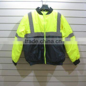 TY22 reflective fluroscence men's padded jacket