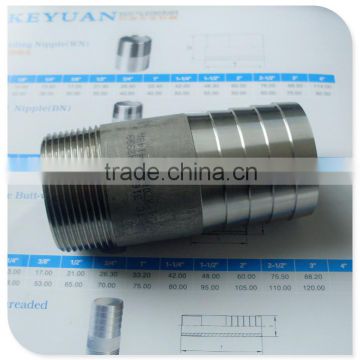 20MM OD Barb Hose Tail x 1/2" Male Thread Pipe Fitting Connector Stainless Steel SS304 New Good Quality