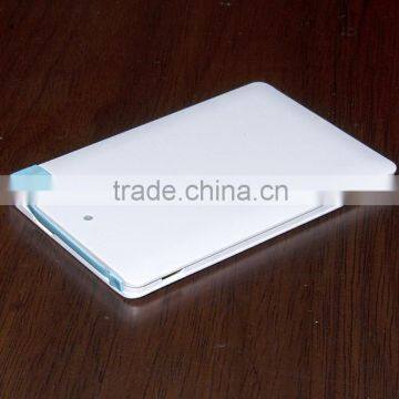 Built in Cable Credit Card 2000mAh Power Bank photo-6