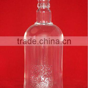 high flint glass bottle custom glass liquor bottle