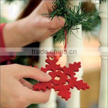 Flat Christmas decoration(wooden crafts/wood gift/wood art in laser-cutting & engraving)