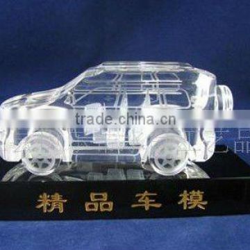 Handicraft Crystal Car Model