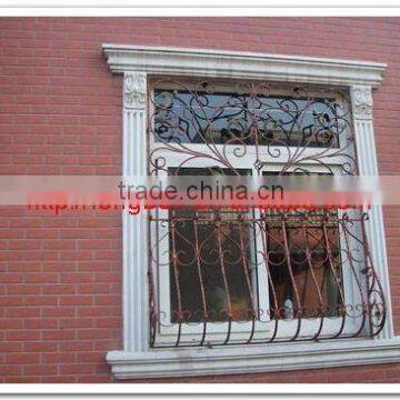 Toping-selling Newest Wrought Iron Window Grill Design photo-1