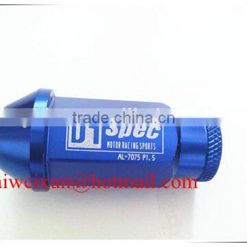 light wheel racing 1 lug nuts Blue color