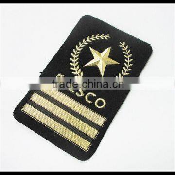 Excellent Uniform Pilot Military Army Epaulettes Free Sample Wholesales in China