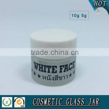 10ml Frosted Glass Cosmetics Jar for Face Cream Quality Choice