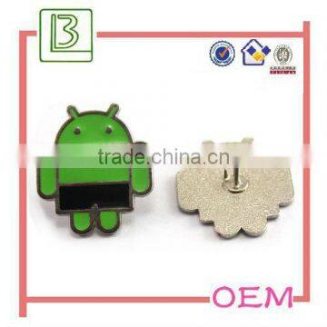 Zinc Alloy Die Casting Android Badge Emblem Laple Pin